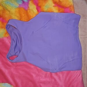 Lululemon light purple racerback crop tank